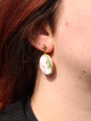 Boucles d'oreilles asymétriques Muguets
